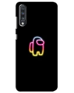 Чехол для Samsung Galaxy A70 2019 (A705F) с картинкой «Among Us градиент» Чехол для Samsung Galaxy A70 2019 (A705F) с картинкой «Among Us градиент»