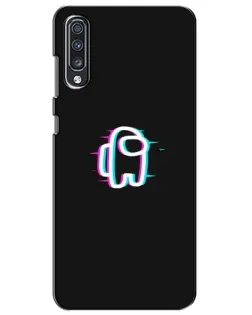 Чехол для Samsung Galaxy A70 2019 (A705F) с картинкой «Among Us неон» Чехол для Samsung Galaxy A70 2019 (A705F) с картинкой «Among Us неон»