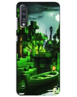 Чехол для Samsung Galaxy A70 2019 (A705F) с картинкой «Minecraft лесной пейзаж» Чехол для Samsung Galaxy A70 2019 (A705F) с картинкой «Minecraft лесной пейзаж»