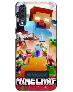 Чехол для Samsung Galaxy A70 2019 (A705F) с картинкой «Minecraft герои игры» Чехол для Samsung Galaxy A70 2019 (A705F) с картинкой «Minecraft герои игры»