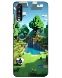 Чехол для Samsung Galaxy A70 2019 (A705F) с картинкой «Minecraft летний день» Чехол для Samsung Galaxy A70 2019 (A705F) с картинкой «Minecraft летний день»
