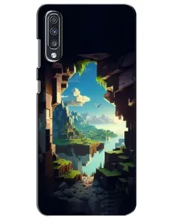 Чехол для Samsung Galaxy A70 2019 (A705F) с картинкой «Вид из пещеры» Чехол для Samsung Galaxy A70 2019 (A705F) с картинкой «Вид из пещеры»