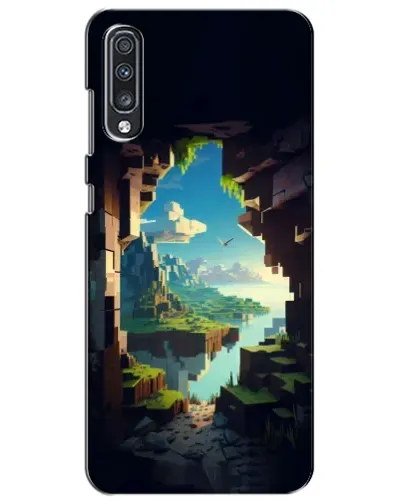 Чехол для Samsung Galaxy A70 2019 (A705F) с картинкой «Вид из пещеры»