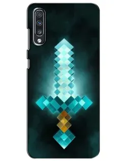 Чехол для Samsung Galaxy A70 2019 (A705F) с картинкой «Алмазный меч неон» Чехол для Samsung Galaxy A70 2019 (A705F) с картинкой «Алмазный меч неон»