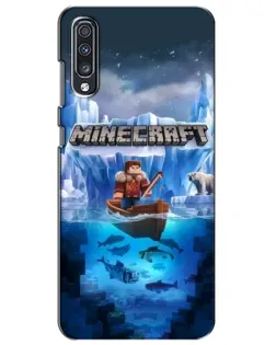 Чехол для Samsung Galaxy A70 2019 (A705F) с картинкой «Minecraft ледяной мир» Чехол для Samsung Galaxy A70 2019 (A705F) с картинкой «Minecraft ледяной мир»