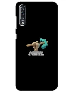 Чехол для Samsung Galaxy A70 2019 (A705F) с картинкой «Алмазная кирка» Чехол для Samsung Galaxy A70 2019 (A705F) с картинкой «Алмазная кирка»