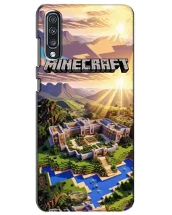 Чехол для Samsung Galaxy A70 2019 (A705F) с картинкой «Minecraft панорама» Чехол для Samsung Galaxy A70 2019 (A705F) с картинкой «Minecraft панорама»