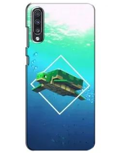 Чехол для Samsung Galaxy A70 2019 (A705F) с картинкой «Черепаха Minecraft» Чехол для Samsung Galaxy A70 2019 (A705F) с картинкой «Черепаха Minecraft»