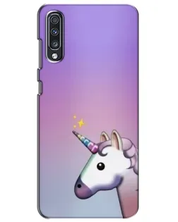 Чехол для Samsung Galaxy A70 2019 (A705F) с картинкой «Единорог градиент» Чехол для Samsung Galaxy A70 2019 (A705F) с картинкой «Единорог градиент»