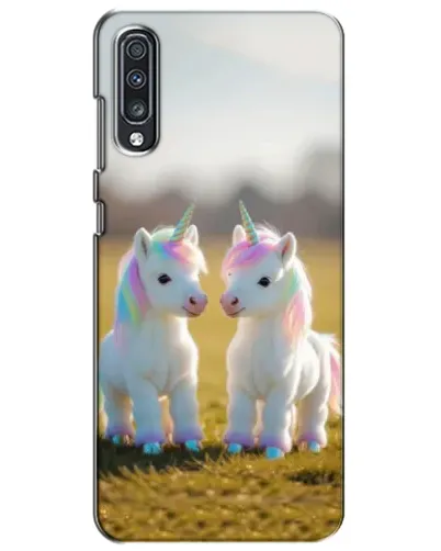Чехол для Samsung Galaxy A70 2019 (A705F) с картинкой «Пара единорогов» Чехол для Samsung Galaxy A70 2019 (A705F) с картинкой «Пара единорогов»