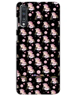 Чехол для Samsung Galaxy A70 2019 (A705F) с картинкой «Magic Unicorn паттерн»