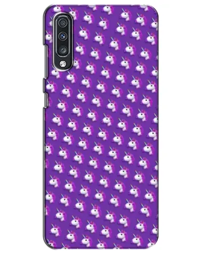 Чехол для Samsung Galaxy A70 2019 (A705F) с картинкой «Единороги на фиолетовом» Чехол для Samsung Galaxy A70 2019 (A705F) с картинкой «Единороги на фиолетовом»
