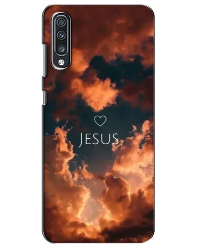 Чехол для Samsung Galaxy A70 2019 (A705F) с картинкой «Сияние Имени Jesus»
