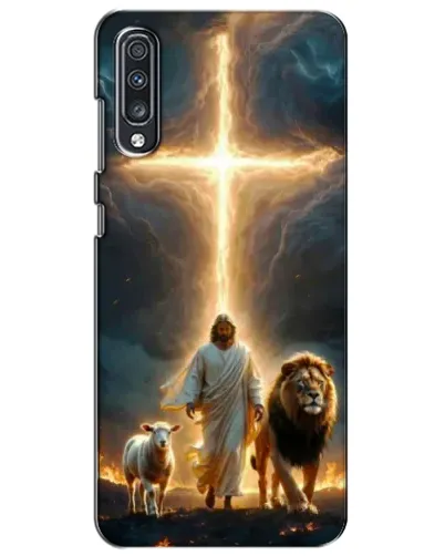 Чехол для Samsung Galaxy A70 2019 (A705F) с картинкой «Лев Иуды и Свет»