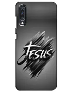 Чехол для Samsung Galaxy A70 2019 (A705F) с картинкой «Надпись Jesus Graffiti»