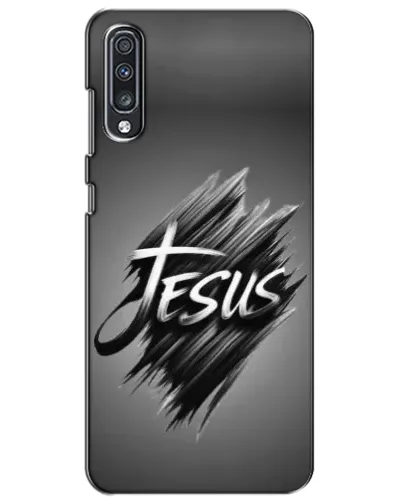 Чехол для Samsung Galaxy A70 2019 (A705F) с картинкой «Надпись Jesus Graffiti»