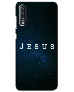 Чехол для Samsung Galaxy A70 2019 (A705F) с картинкой «Звездное небо Jesus»