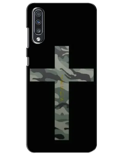 Чехол для Samsung Galaxy A70 2019 (A705F) с картинкой «Милитари Крест»