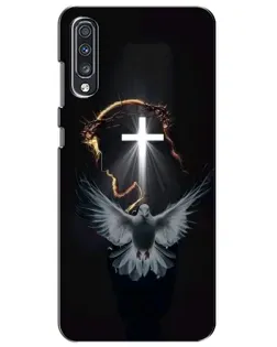 Чехол для Samsung Galaxy A70 2019 (A705F) с картинкой «Голубь и Свет»
