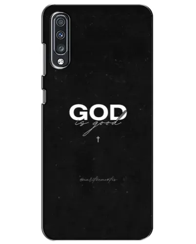 Чехол для Samsung Galaxy A70 2019 (A705F) с картинкой «GOD — Бог над всем»
