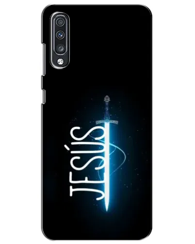 Чехол для Samsung Galaxy A70 2019 (A705F) с картинкой «Меч Духа Jesus»