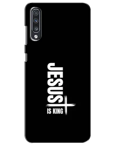 Чехол для Samsung Galaxy A70 2019 (A705F) с картинкой «Вертикаль веры Jesus»