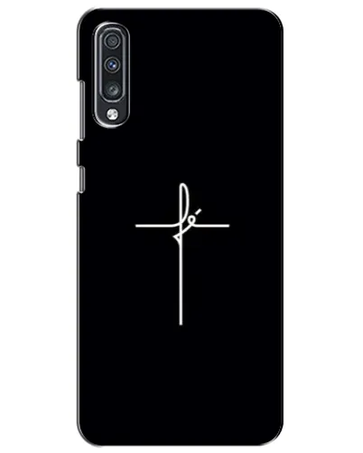 Чехол для Samsung Galaxy A70 2019 (A705F) с картинкой «Тонкий крест» Чехол для Samsung Galaxy A70 2019 (A705F) с картинкой «Тонкий крест»