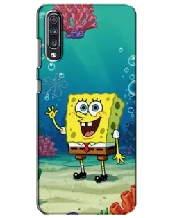 Чехол для Samsung Galaxy A70 2019 (A705F) с картинкой «Подводный привет»