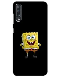 Чехол для Samsung Galaxy A70 2019 (A705F) с картинкой «Классический Губка Боб»