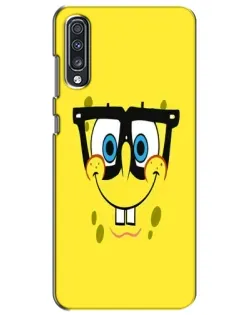 Чехол для Samsung Galaxy A70 2019 (A705F) с картинкой «Минималистичный Спанч Боб» Чехол для Samsung Galaxy A70 2019 (A705F) с картинкой «Минималистичный Спанч Боб»