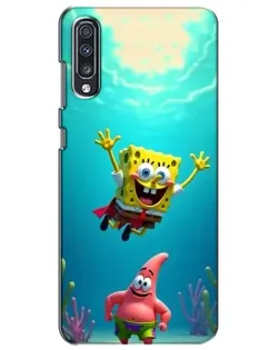 Чехол для Samsung Galaxy A70 2019 (A705F) с картинкой «Спанч Боб под водой» Чехол для Samsung Galaxy A70 2019 (A705F) с картинкой «Спанч Боб под водой»