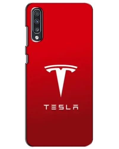 Чехол для Samsung Galaxy A70 2019 (A705F) с картинкой «Tesla Red Classic»