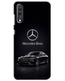 Чехол для Samsung Galaxy A70 2019 (A705F) с картинкой «Mercedes — решетка радиатора»