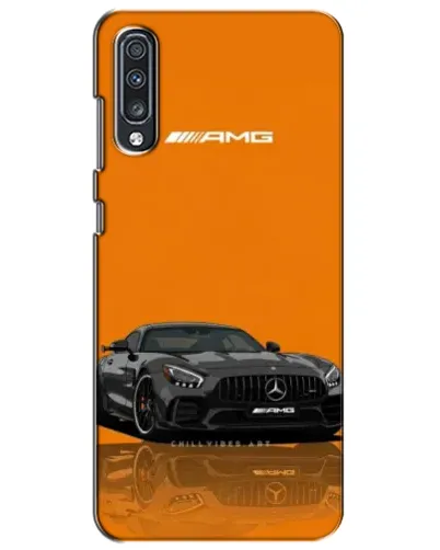 Чехол для Samsung Galaxy A70 2019 (A705F) с картинкой «Оранжевый Mercedes AMG» Чехол для Samsung Galaxy A70 2019 (A705F) с картинкой «Оранжевый Mercedes AMG»
