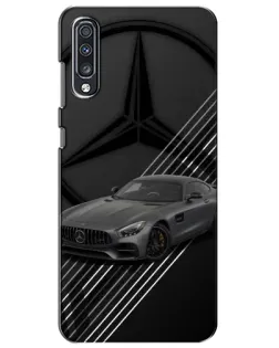 Чехол для Samsung Galaxy A70 2019 (A705F) с картинкой «Mercedes AMG — графика»