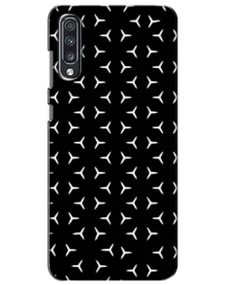 Чехол для Samsung Galaxy A70 2019 (A705F) с картинкой «Mercedes паттерн звезд»