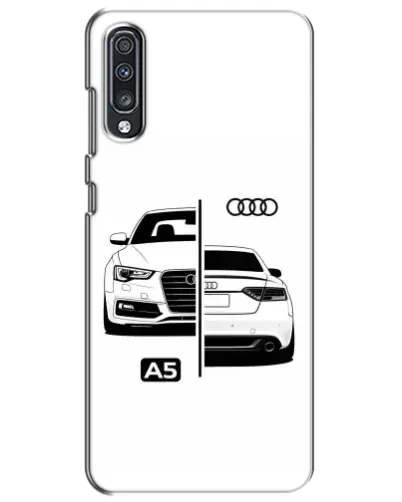 Чехол для Samsung Galaxy A70 2019 (A705F) с картинкой «Audi — контрастный дизайн» Чехол для Samsung Galaxy A70 2019 (A705F) с картинкой «Audi — контрастный дизайн»
