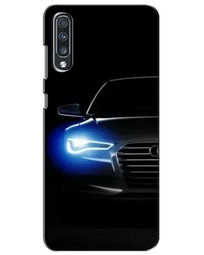 Чехол для Samsung Galaxy A70 2019 (A705F) с картинкой «Неоновый взгляд Audi» Чехол для Samsung Galaxy A70 2019 (A705F) с картинкой «Неоновый взгляд Audi»