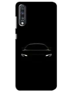 Чехол для Samsung Galaxy A70 2019 (A705F) с картинкой «Взгляд Audi в темноте»