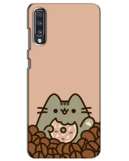 Чехол для Samsung Galaxy A70 2019 (A705F) с картинкой «Кофейный Пушин» Чехол для Samsung Galaxy A70 2019 (A705F) с картинкой «Кофейный Пушин»