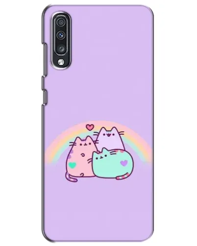 Чехол для Samsung Galaxy A70 2019 (A705F) с картинкой «Радужные Пушины» Чехол для Samsung Galaxy A70 2019 (A705F) с картинкой «Радужные Пушины»