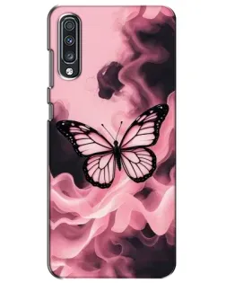 Чехол для Samsung Galaxy A70 2019 (A705F) с картинкой «Бабочка в дыму» Чехол для Samsung Galaxy A70 2019 (A705F) с картинкой «Бабочка в дыму»