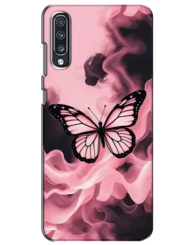 Чехол для Samsung Galaxy A70 2019 (A705F) с картинкой «Бабочка в дыму» Чехол для Samsung Galaxy A70 2019 (A705F) с картинкой «Бабочка в дыму»