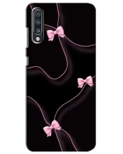 Чехол для Samsung Galaxy A70 2019 (A705F) с картинкой «Розовые ленты» Чехол для Samsung Galaxy A70 2019 (A705F) с картинкой «Розовые ленты»