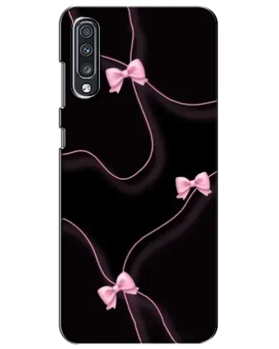 Чехол для Samsung Galaxy A70 2019 (A705F) с картинкой «Розовые ленты» Чехол для Samsung Galaxy A70 2019 (A705F) с картинкой «Розовые ленты»