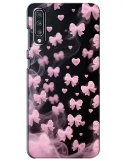 Чехол для Samsung Galaxy A70 2019 (A705F) с картинкой «Неоновое кружево» Чехол для Samsung Galaxy A70 2019 (A705F) с картинкой «Неоновое кружево»