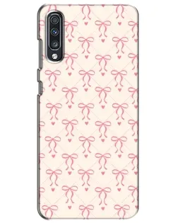 Чехол для Samsung Galaxy A70 2019 (A705F) с картинкой «Розовые бантики Coquette» Чехол для Samsung Galaxy A70 2019 (A705F) с картинкой «Розовые бантики Coquette»