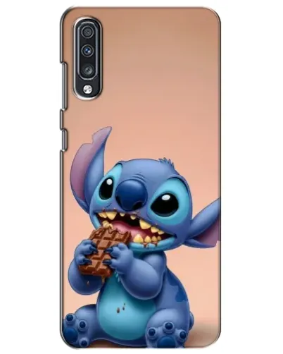 Чехол для Samsung Galaxy A70 2019 (A705F) с картинкой «Стич ест шоколад» Чехол для Samsung Galaxy A70 2019 (A705F) с картинкой «Стич ест шоколад»