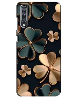 Чехол для Samsung Galaxy A70 2019 (A705F) с картинкой «Клевер в золоте» Чехол для Samsung Galaxy A70 2019 (A705F) с картинкой «Клевер в золоте»