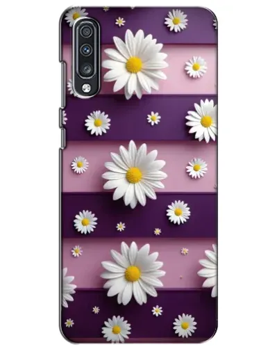 Чехол для Samsung Galaxy A70 2019 (A705F) с картинкой «Ромашки на фиолетовом» Чехол для Samsung Galaxy A70 2019 (A705F) с картинкой «Ромашки на фиолетовом»